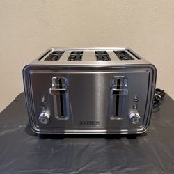 BLACK+DECKER 4-Slice Toaster Stainless Steel