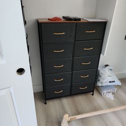 Dark Charcoal Grey Dresser