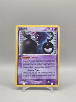 Unown Holo EX Unseen Forces ?/28