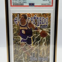 1998 Fleer Tradition Kobe Bryant Electrifying PSA 10 | Pop 58 | Rare Insert
