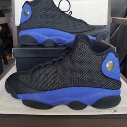 Jordan 13 retro Black Hyper Royal-size 12