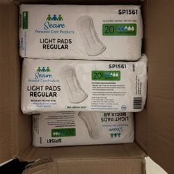Personal Care Products , Light Pads For Bladder Leaking, Each Pack $3