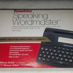 Frankling speaking wordmaster