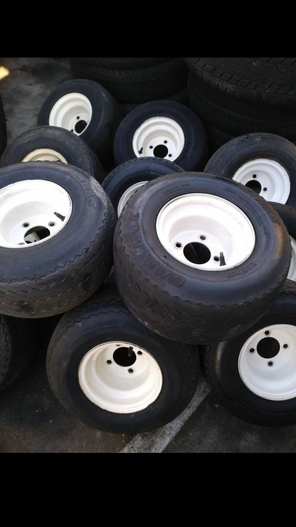 Golf Cart used tires and wheels 18×8.50/8...10 each for Sale in