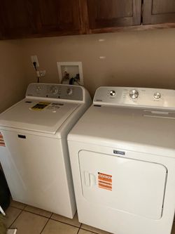Maytag Washer and Front Load Dryer