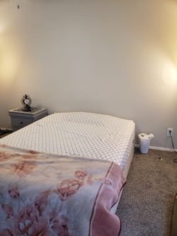 Queen mattress plus box spring
