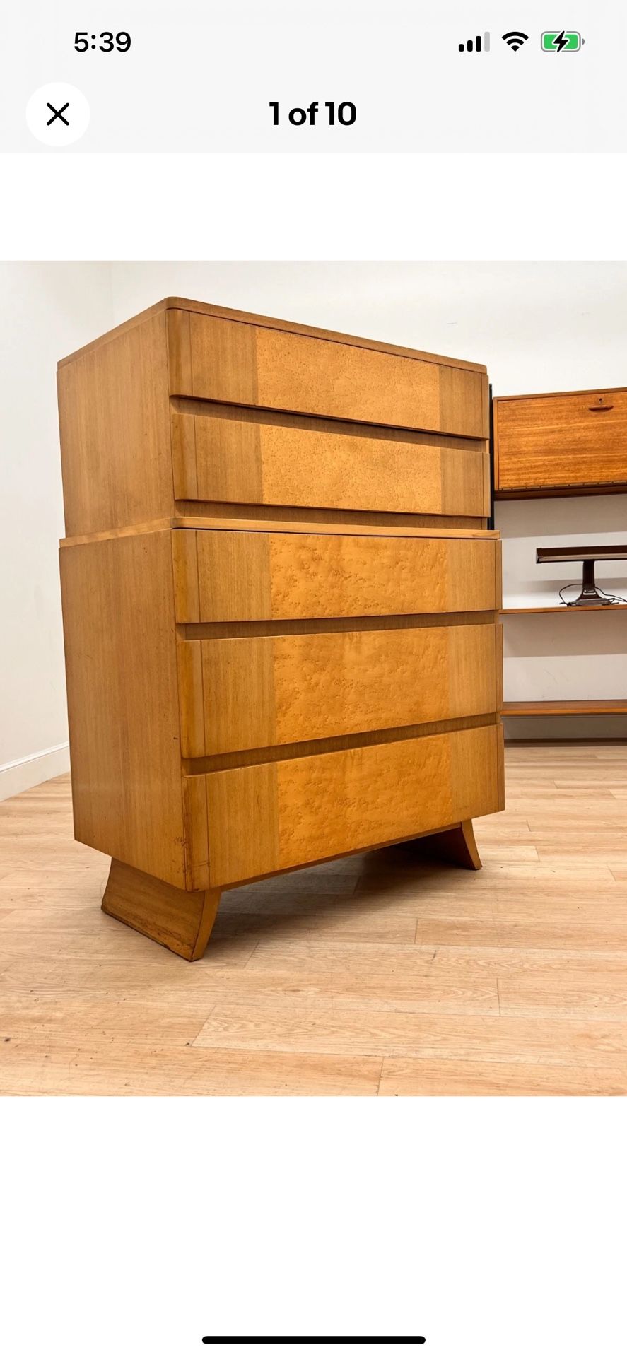 Mid Century Tall Boy Dresser