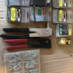 Two Riveter And Rivets