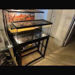 Terrarium Plus Stand For Sale