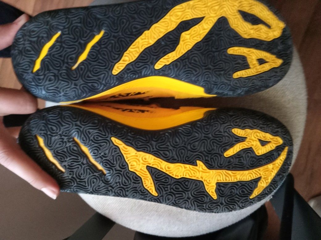 Melo Black,and Yellow 911 Porche Basketball Shoes 