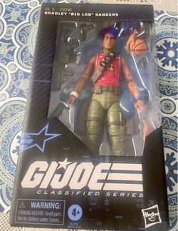 GI Joe Classified Bradley Big Lob Sanders Figure Hasbro New In Box Basketball
