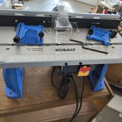 Kobalt router table complete
