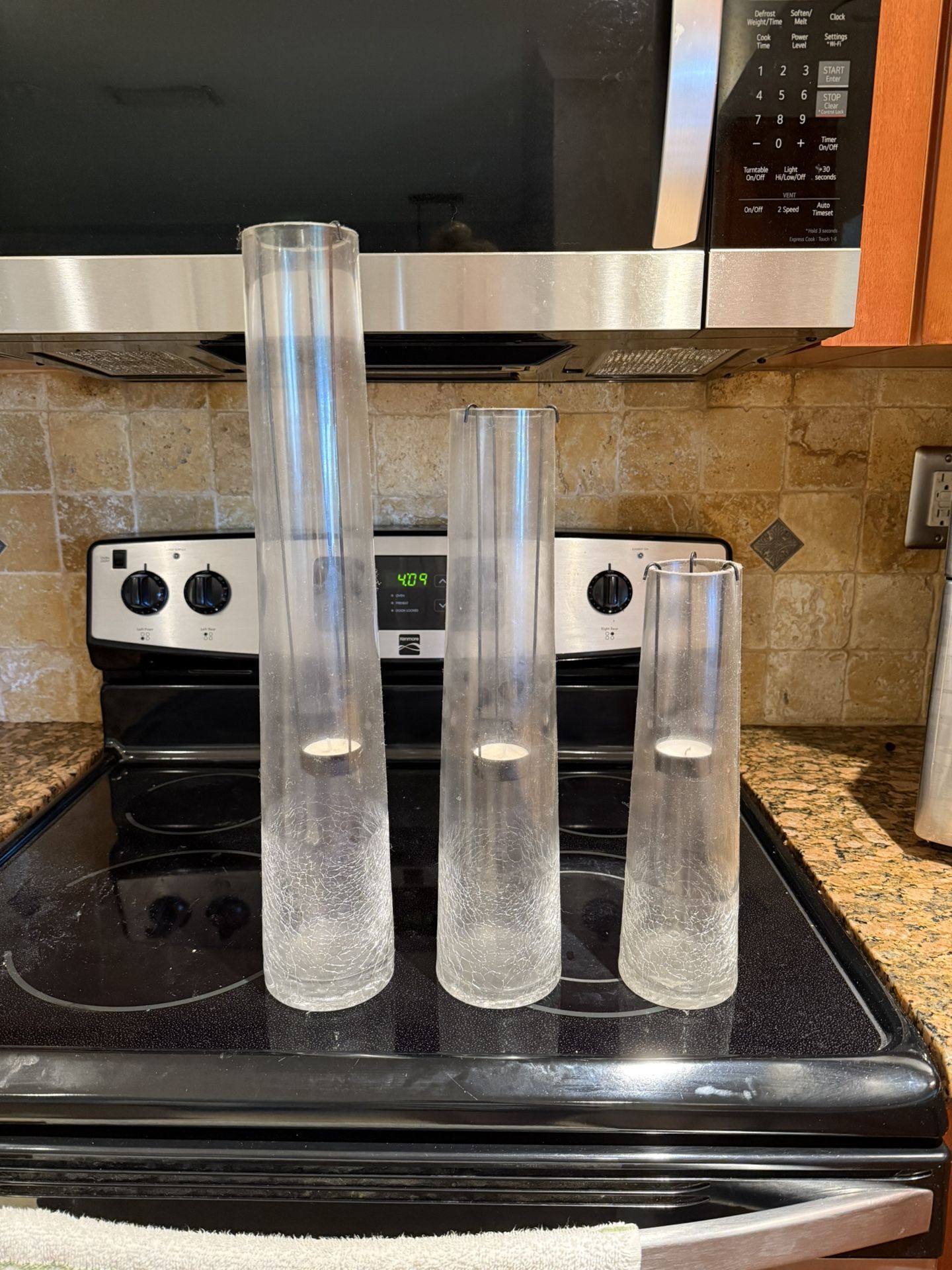 3 Ascending Tea Candle Holders