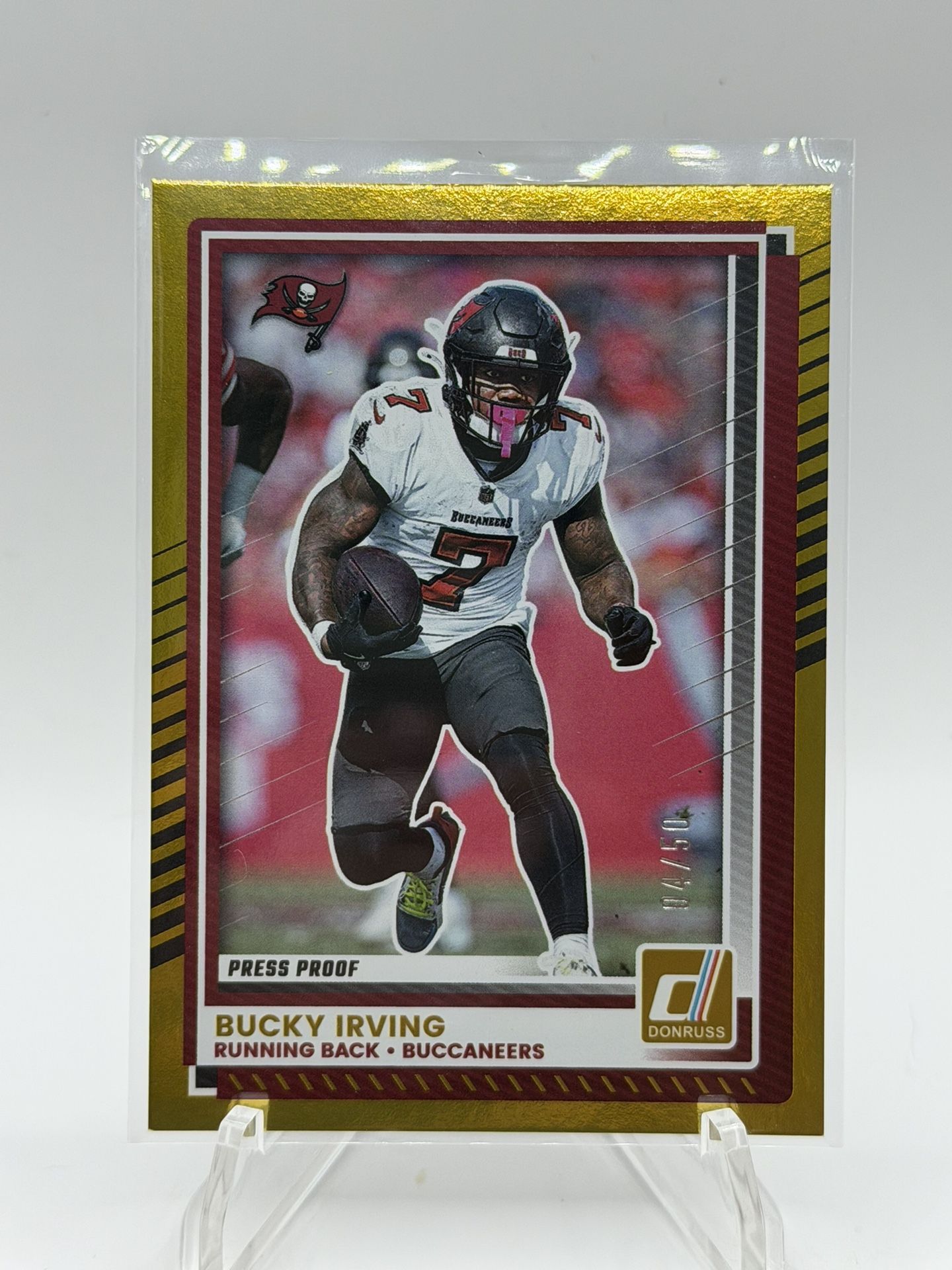 Bucky Irving Gold Press Proof Numbered /50