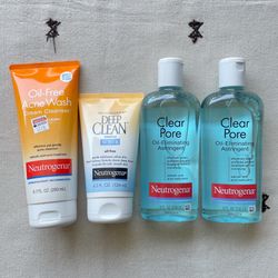 Neutrogena Cleanser Bundle Face Wash Scrub