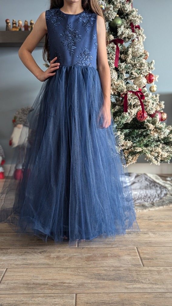 Gown Flower Girl Dress Size 10-12
