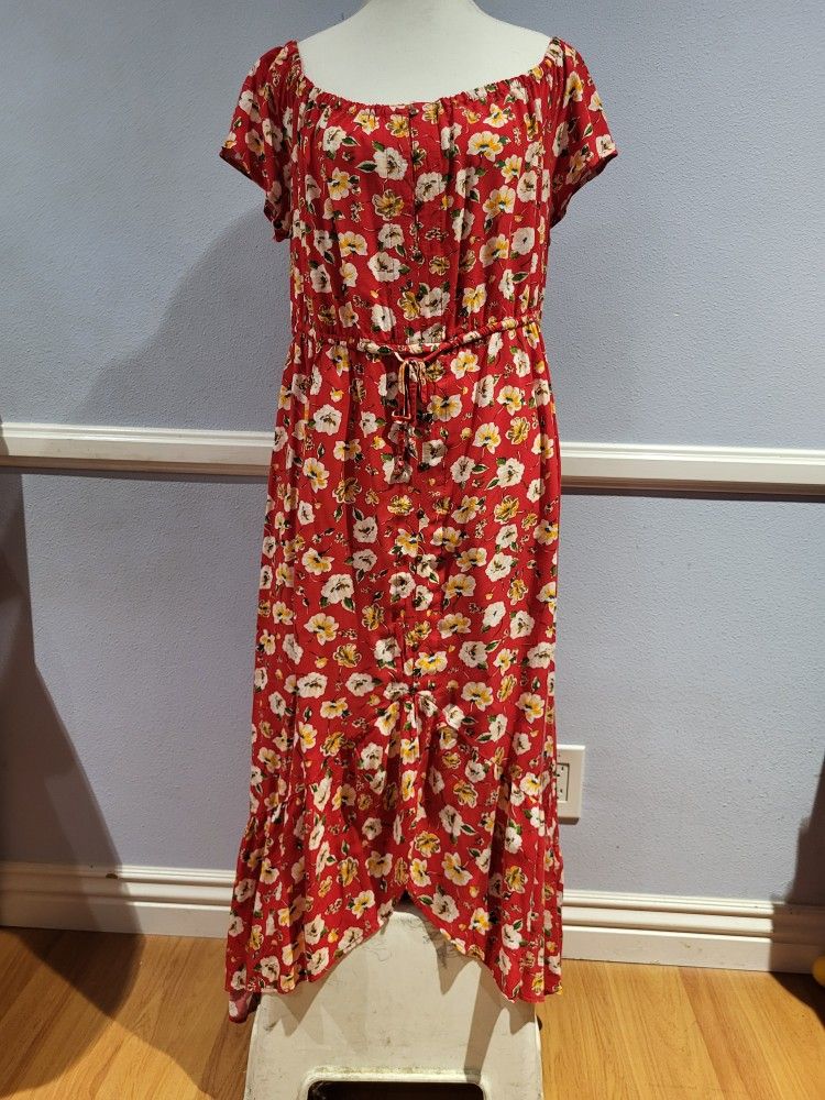 Maxi Floral Dress Size XLarge