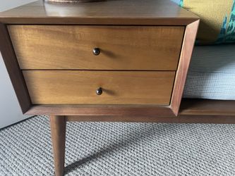 West Elm Acorn Mid-Century Storage Bench