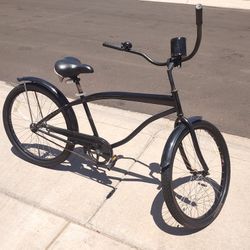 Men's 26 Inch Extended Frame Sikk Beach Cruiser Bike