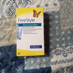 Free Style PrecisionNeo Blood Glucose Test Strip 50 Ct