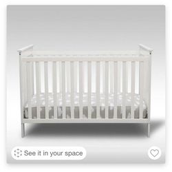 Delta Children Adley 3 In 1 Convertible Crib (Brand NEW)
