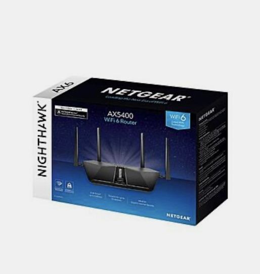 Netgear Nighthawk AX5400 802.11ax WiFi 6 Router model RAX54S