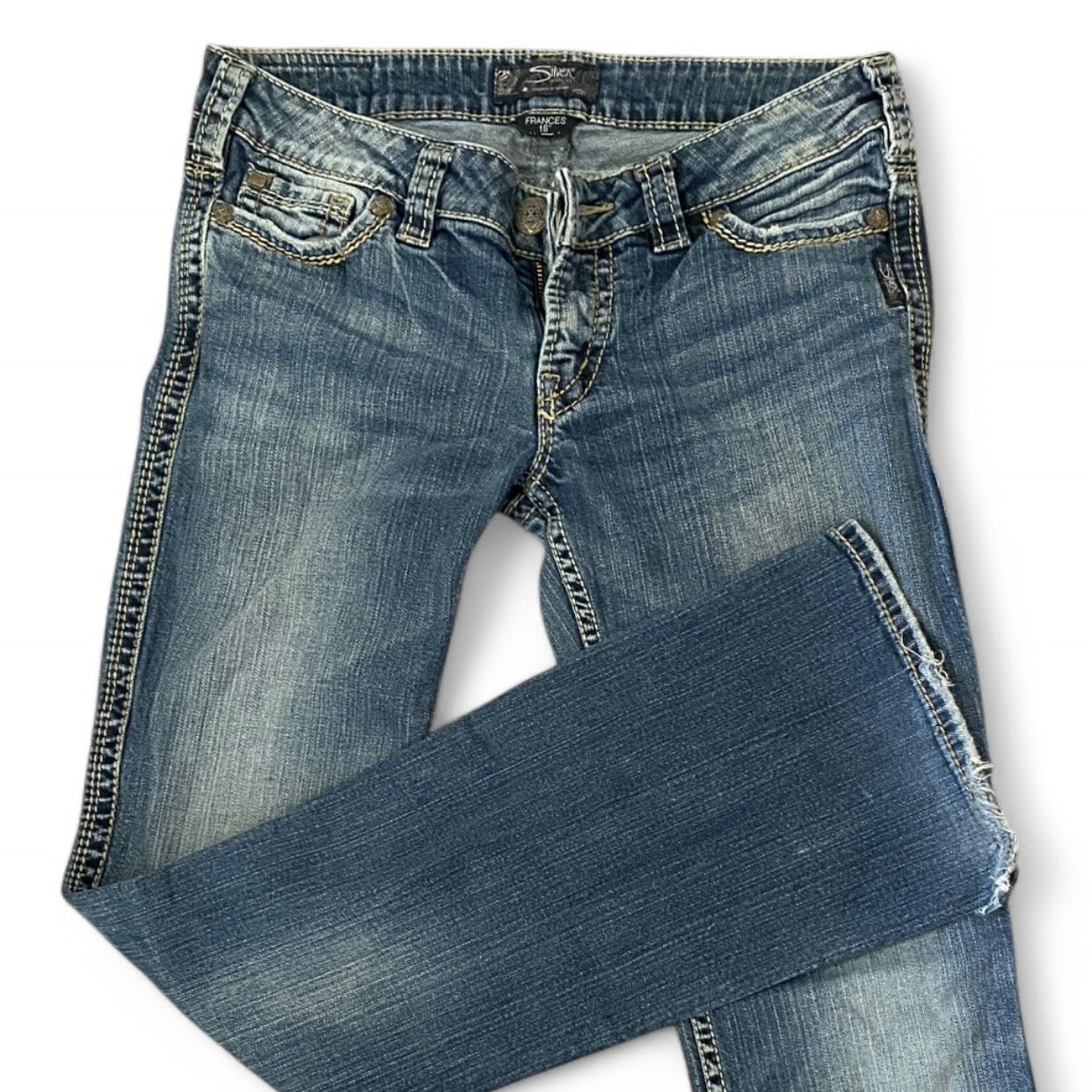 Women’s bootcut blue jeans