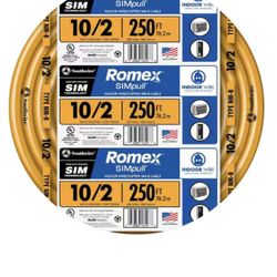 250ft 10/2 Romex & 250ft 14/2 Romex