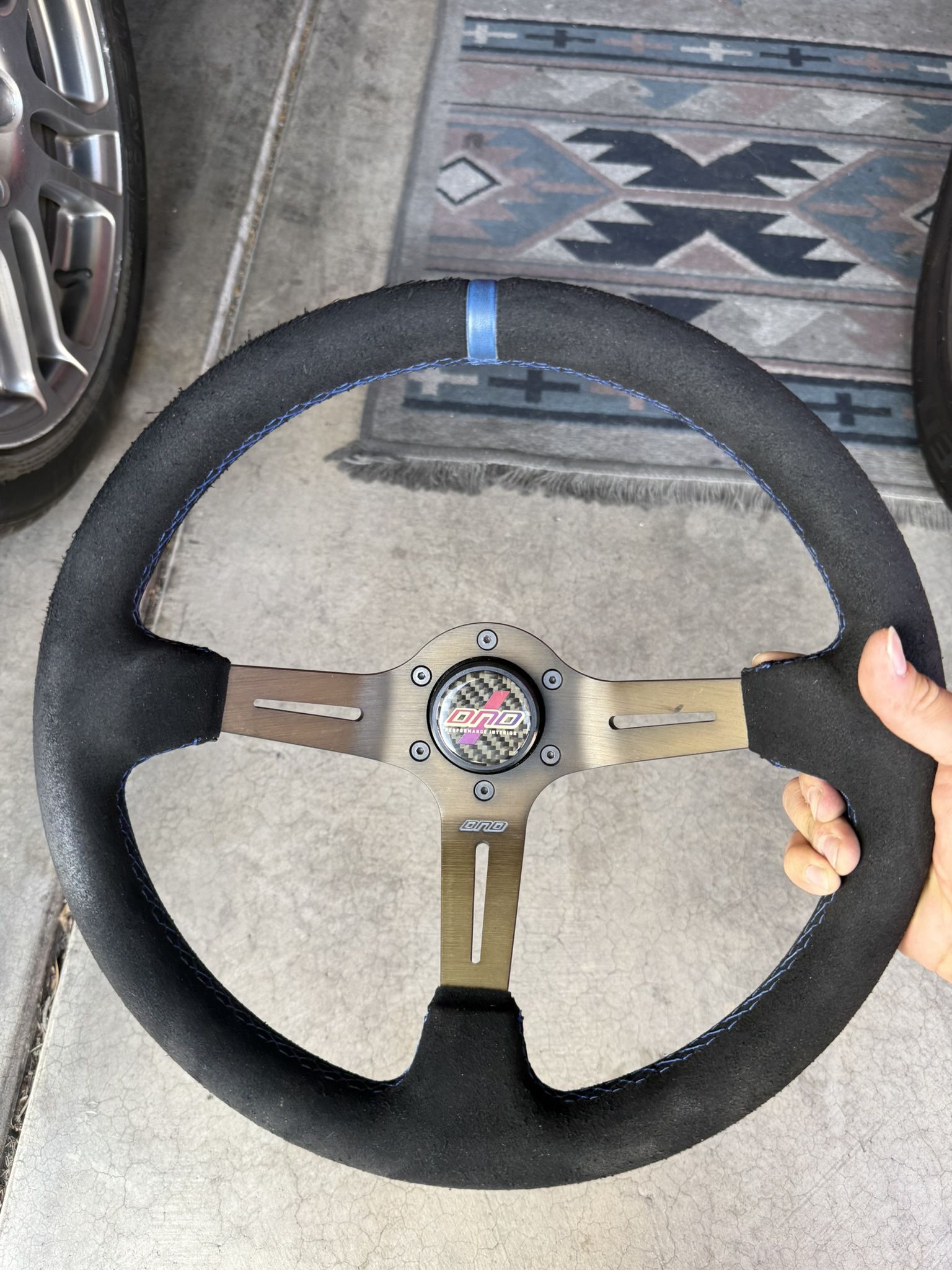 DND Alcantara Race Steering Wheel 350mm
