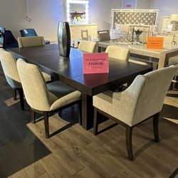 7PC Dining Table Set Only $39 Down