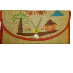 Philippines Embroidered Scenery souvenir womens Woven Wallet brand New handmade