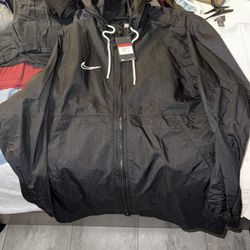 New Nike Dri Fit Rain Jacket Size Large