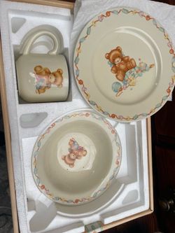 Vintage new Hallmark babies serving plate