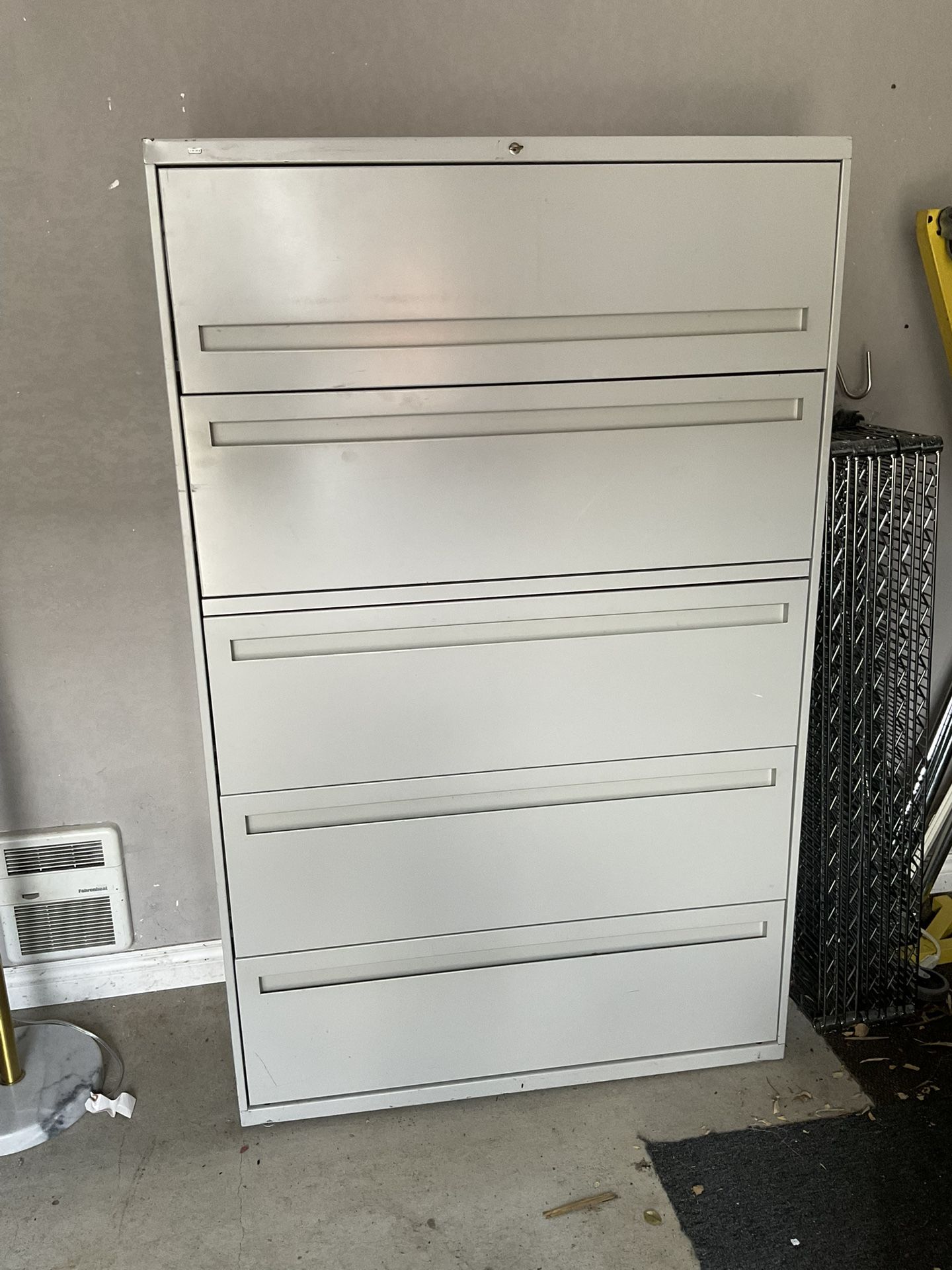 Office Medical Boeing File Cabinet w/ Key