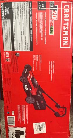 Craftsman 20" Cordless Brushless Self-Propelled Mower