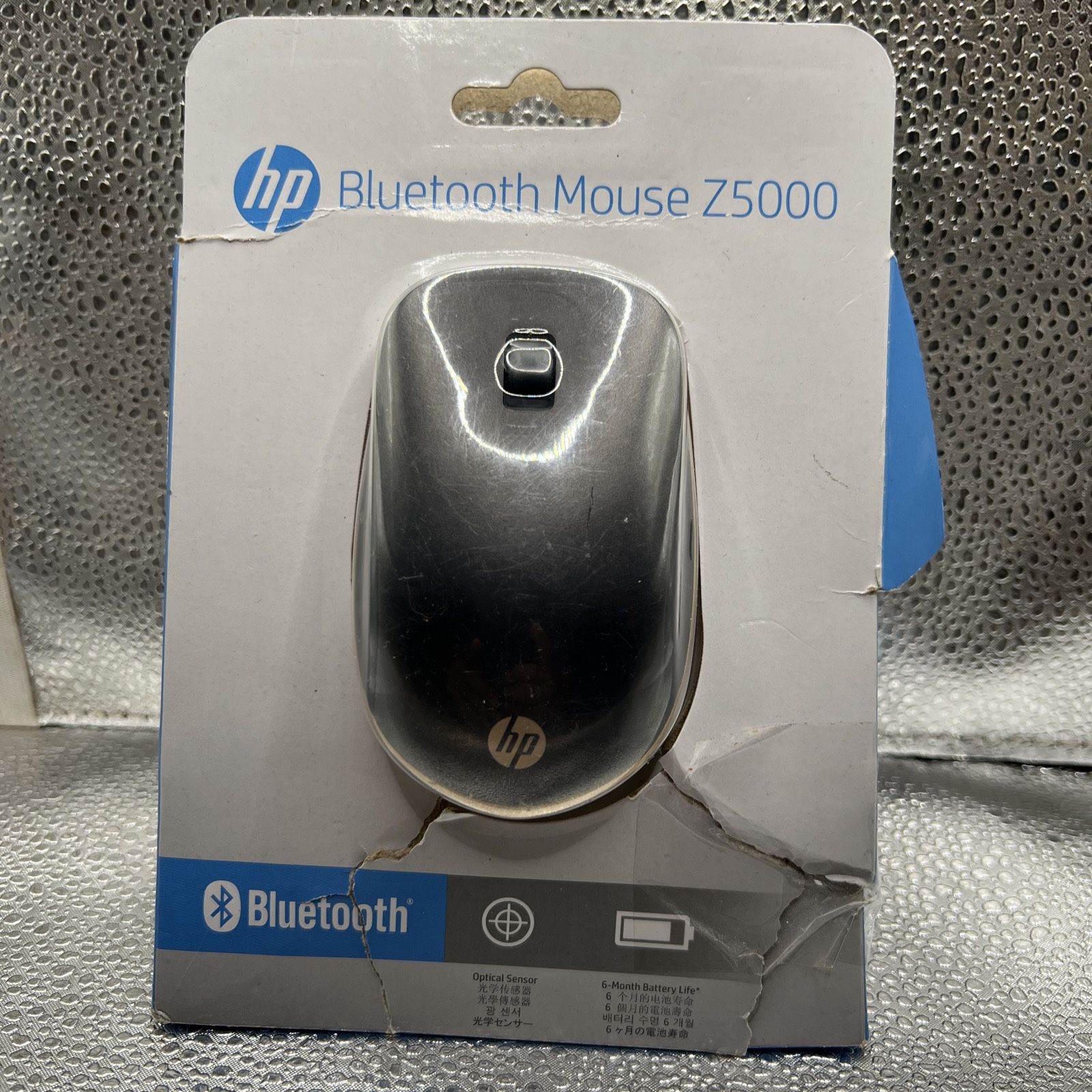 HP Z5000 Silver Wireless Mouse Bluetooth Black,Copper