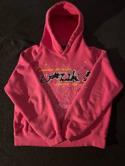 Sp5der hoodie (pink edition)