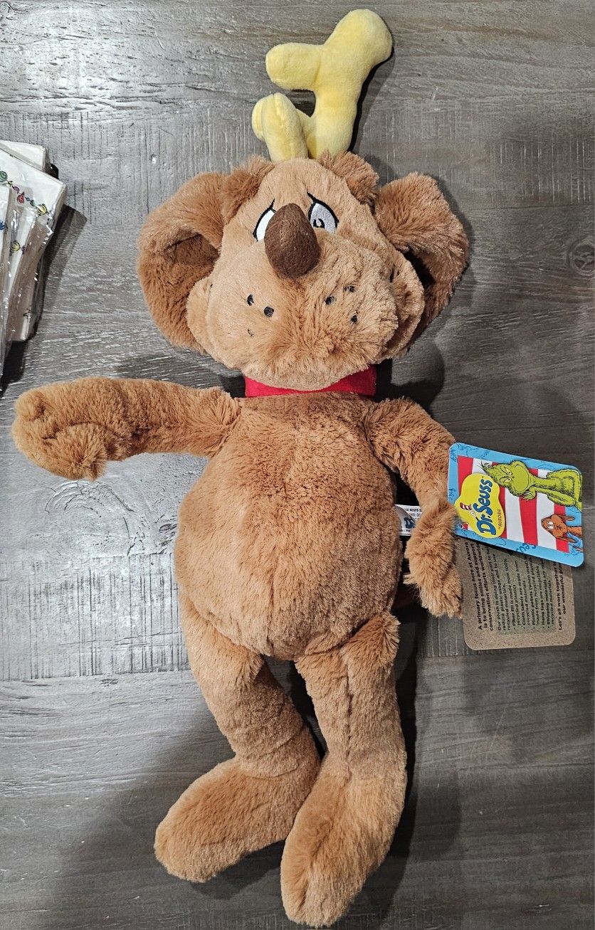 Large 16" Max Dr. Seuss Whimsical Stuffed Animal 