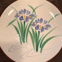 Vintage Ono Japan Iris Plate