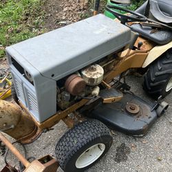 Montgomery Ward 42 Inch Riding Mower With Snowblower Attachment 