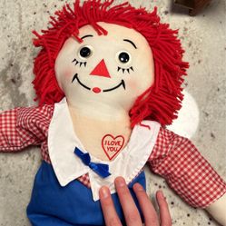 Vintage Raggedy Ann & Raggedy Andy Dolls 