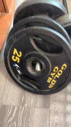 Gold's Gym 25 lb Olympic Weight Plates x2