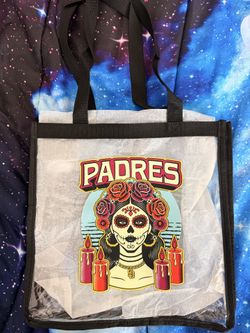 San Diego Padres Clear Stadium Tote Bag – Day of the Dead Style | Petco Park Approved
