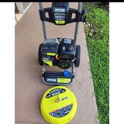 NEW RYOBI 3200 PSI  Pressure  Washer  WITH  15" SURFACE CLEANER