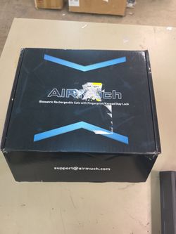 AIRMUCH - Biometric Rechargeable safe with fingerprint/keypad / Lock