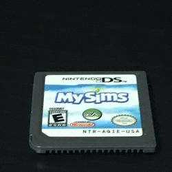 Nintendo Ds Rare Video Game EA 2007 My Sims Cartridge Only