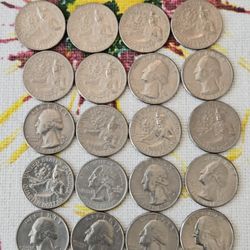 20 Bicentennials Quarters Collectibles 