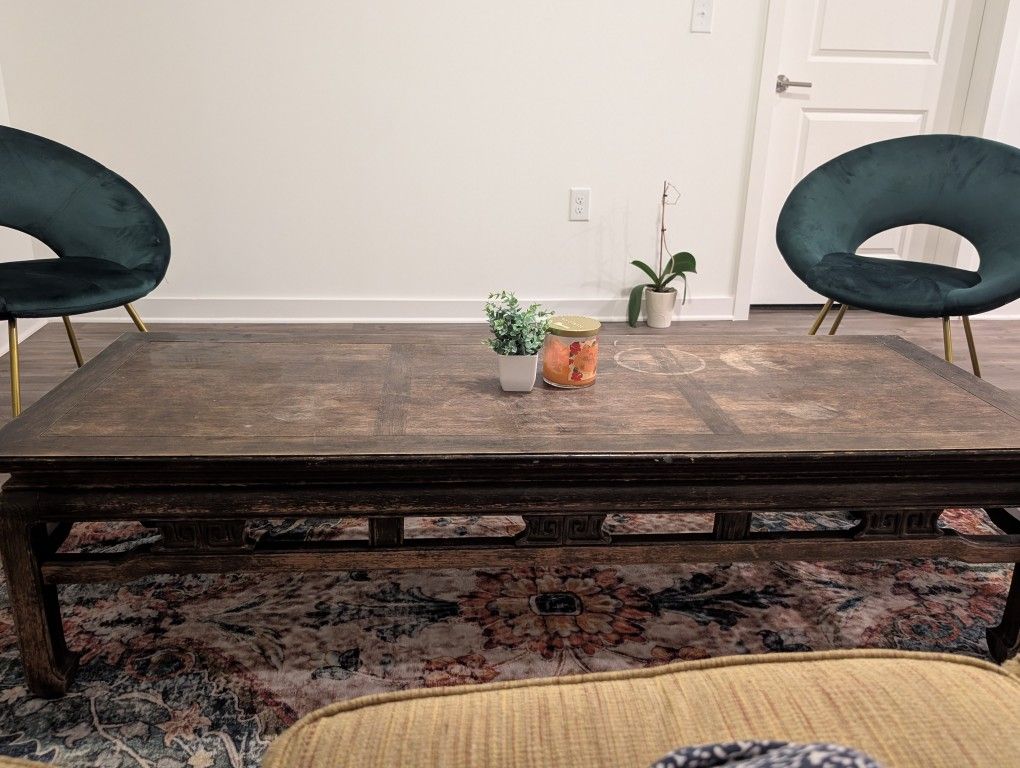 Vintage Solid Wood Coffee Table