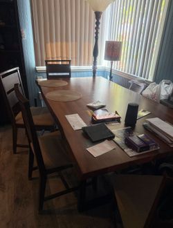 Dinner table and chairs