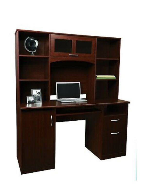 56” Computer Desk w/ Hutch for Sale in Corpus Christi, TX OfferUp